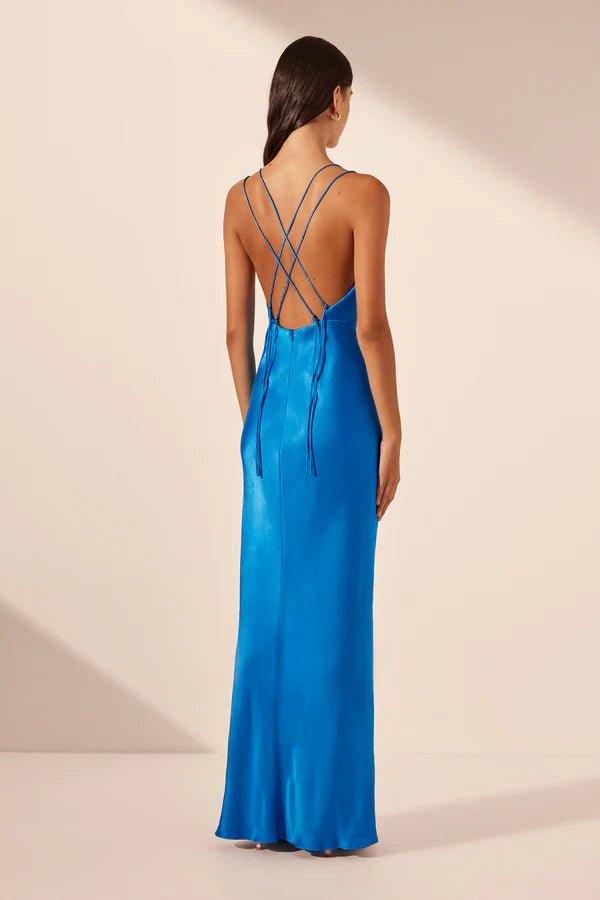 Nora Double Strap Maxi Dress - SODA Fashion Haus