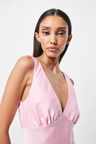 Nuance V Neck Maxi Dress - SODA Fashion Haus