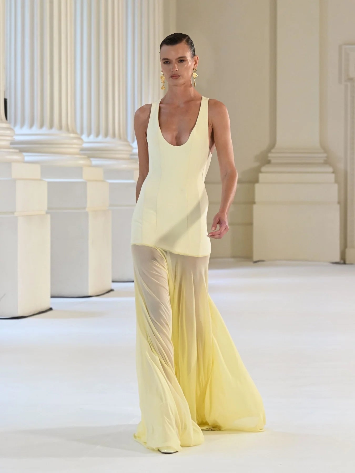 Odessa Gown in Lemon by Effie Kats - Australian designer Dress | SODA Fashion Haus
