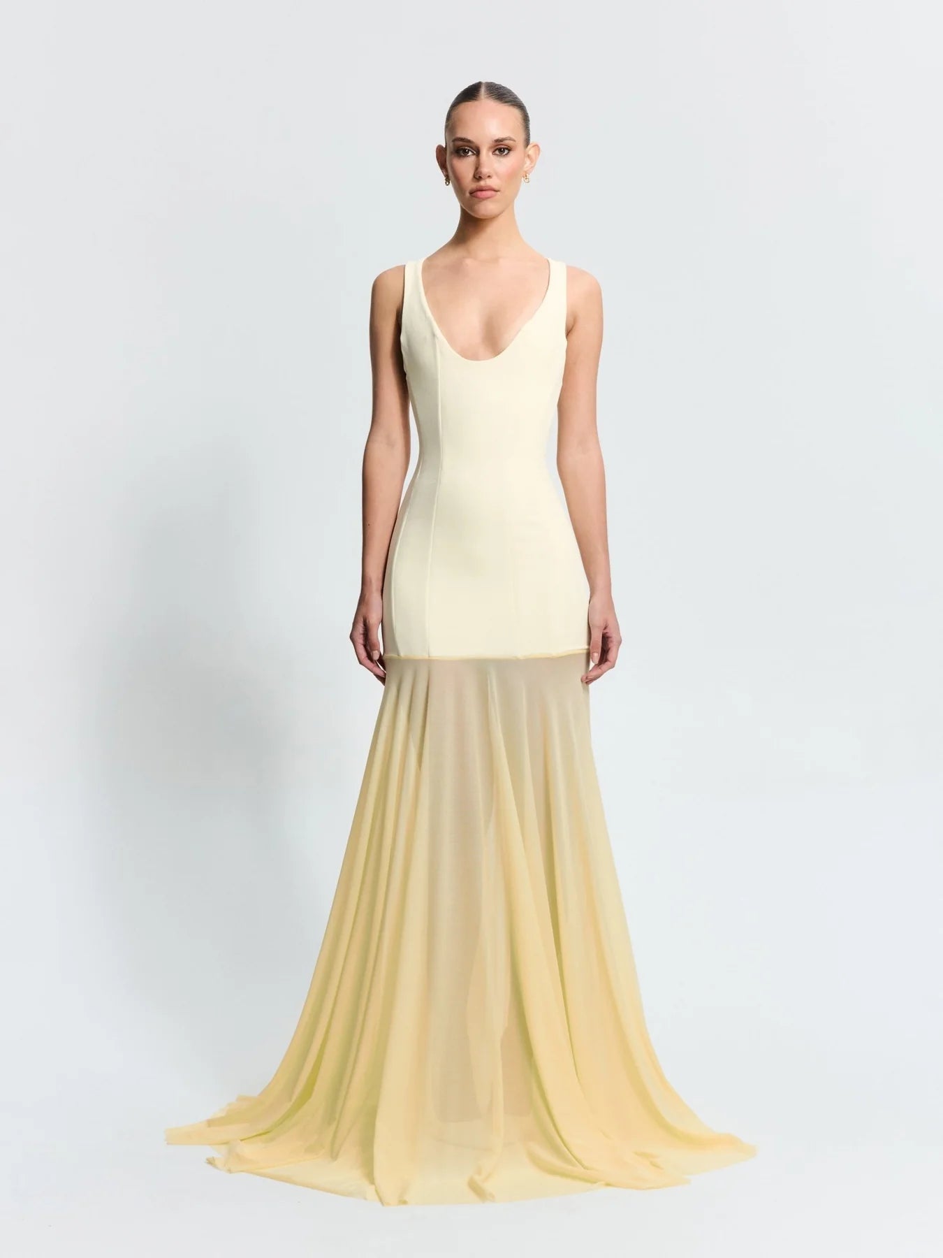knee length dresses for ladies Adela Sweetheart Petal Ball Gown B41D01L 18 / White main image 0
