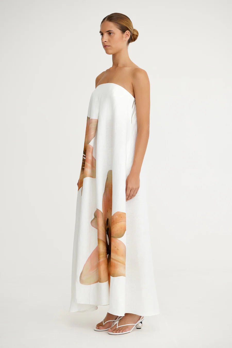 Parisa Maxi Dress in Tigerlily - SODA Fashion Haus