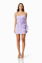 Peacock Floral Mini Dress - SODA Fashion Haus