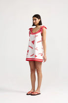 Quinn Denim Dress in Ruby Antique by Aston Studio - Australian designer Dress | SODA Fashion Haus