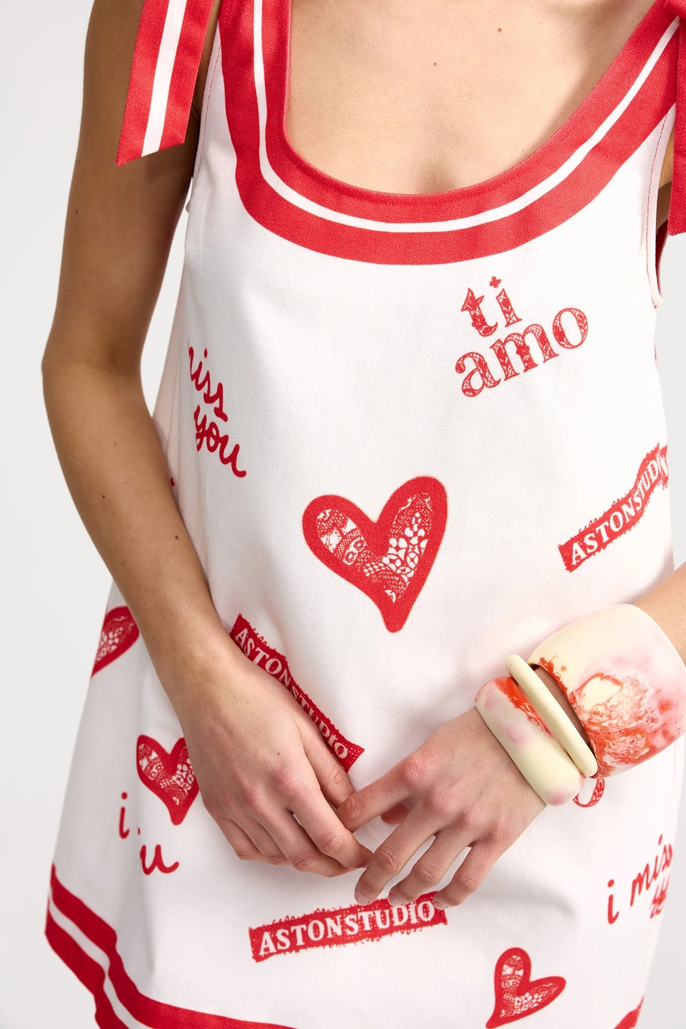 Quinn Denim Dress in Ruby Antique by Aston Studio - Australian designer Dress | SODA Fashion Haus