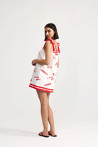 Quinn Denim Dress in Ruby Antique by Aston Studio - Australian designer Dress | SODA Fashion Haus