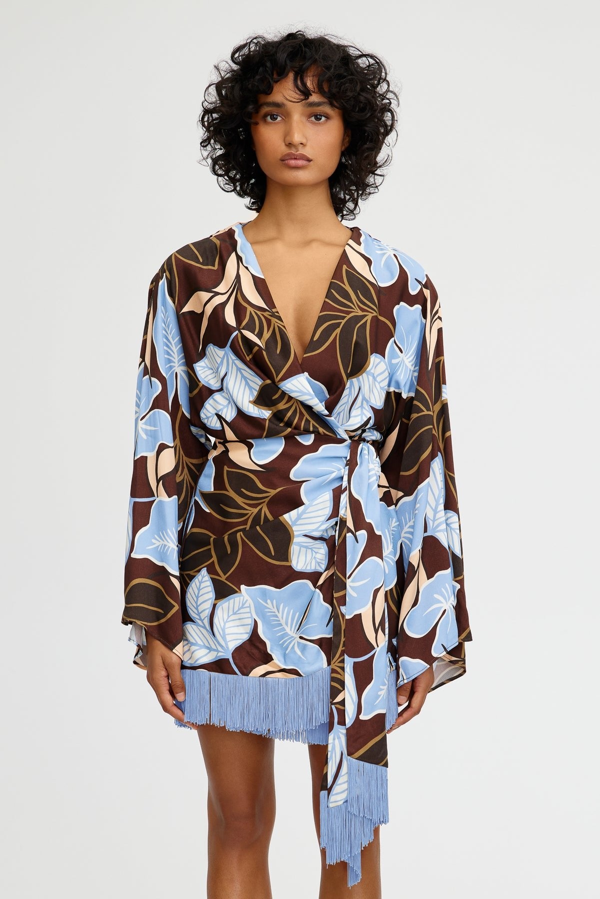 Rainforest Rosa Wrap Dress - SODA Fashion Haus