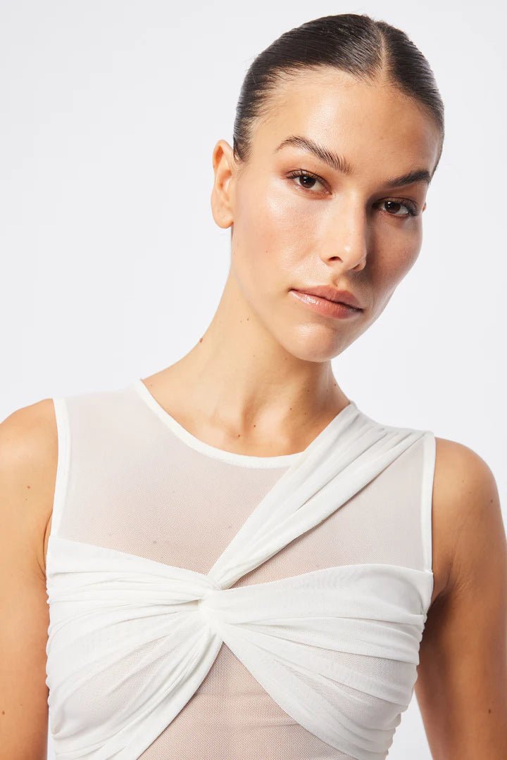 Rebound Mini Dress (White) - SODA Fashion Haus