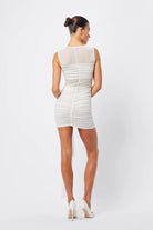 Rebound Mini Dress (White) - SODA Fashion Haus
