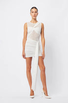 Rebound Mini Dress (White) - SODA Fashion Haus