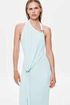 Rivera Dry Jersey Maxi Dress - Ice Blue - SODA Fashion Haus