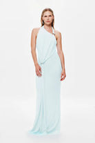 Rivera Dry Jersey Maxi Dress - Ice Blue - SODA Fashion Haus