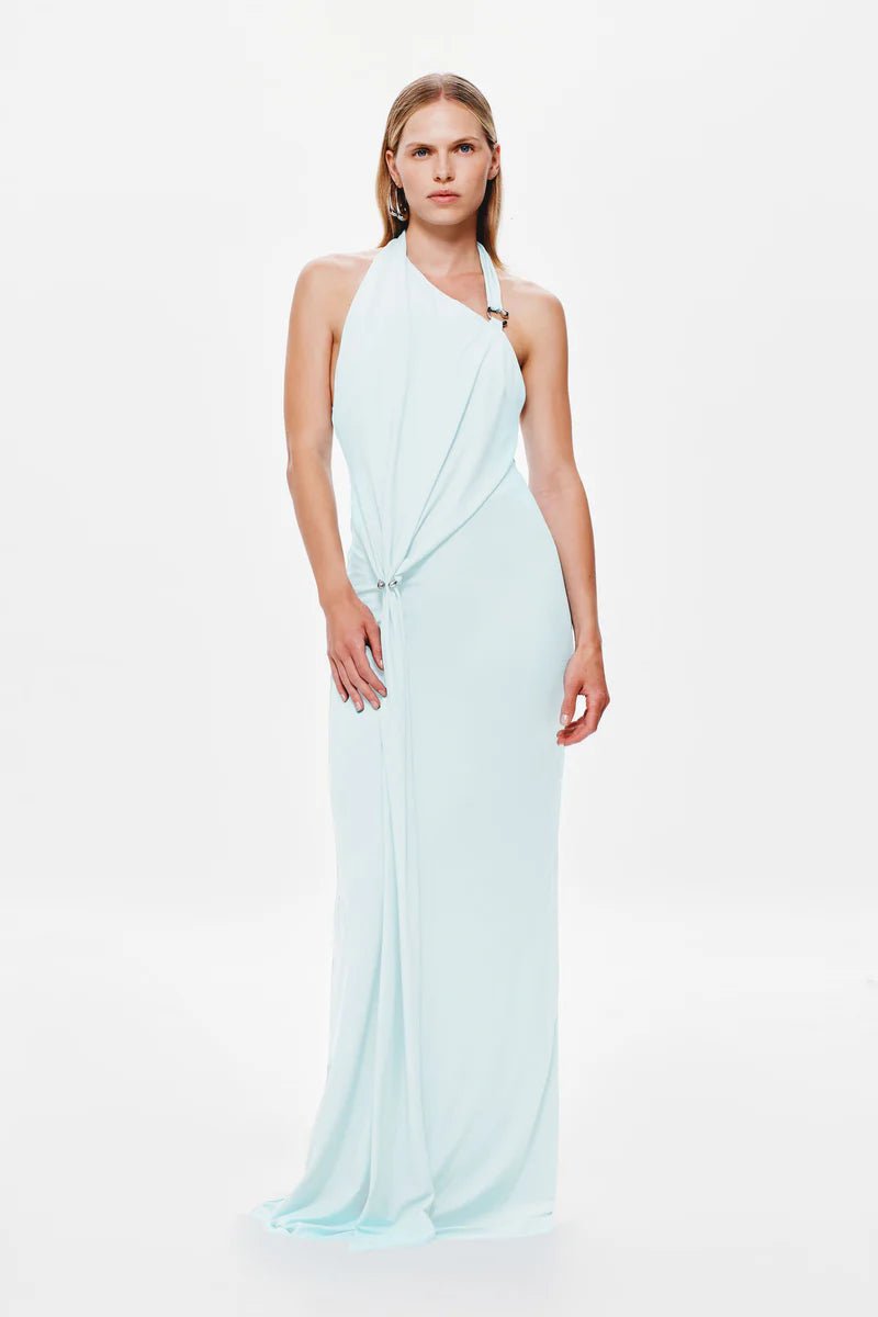 Rivera Dry Jersey Maxi Dress - Ice Blue - SODA Fashion Haus
