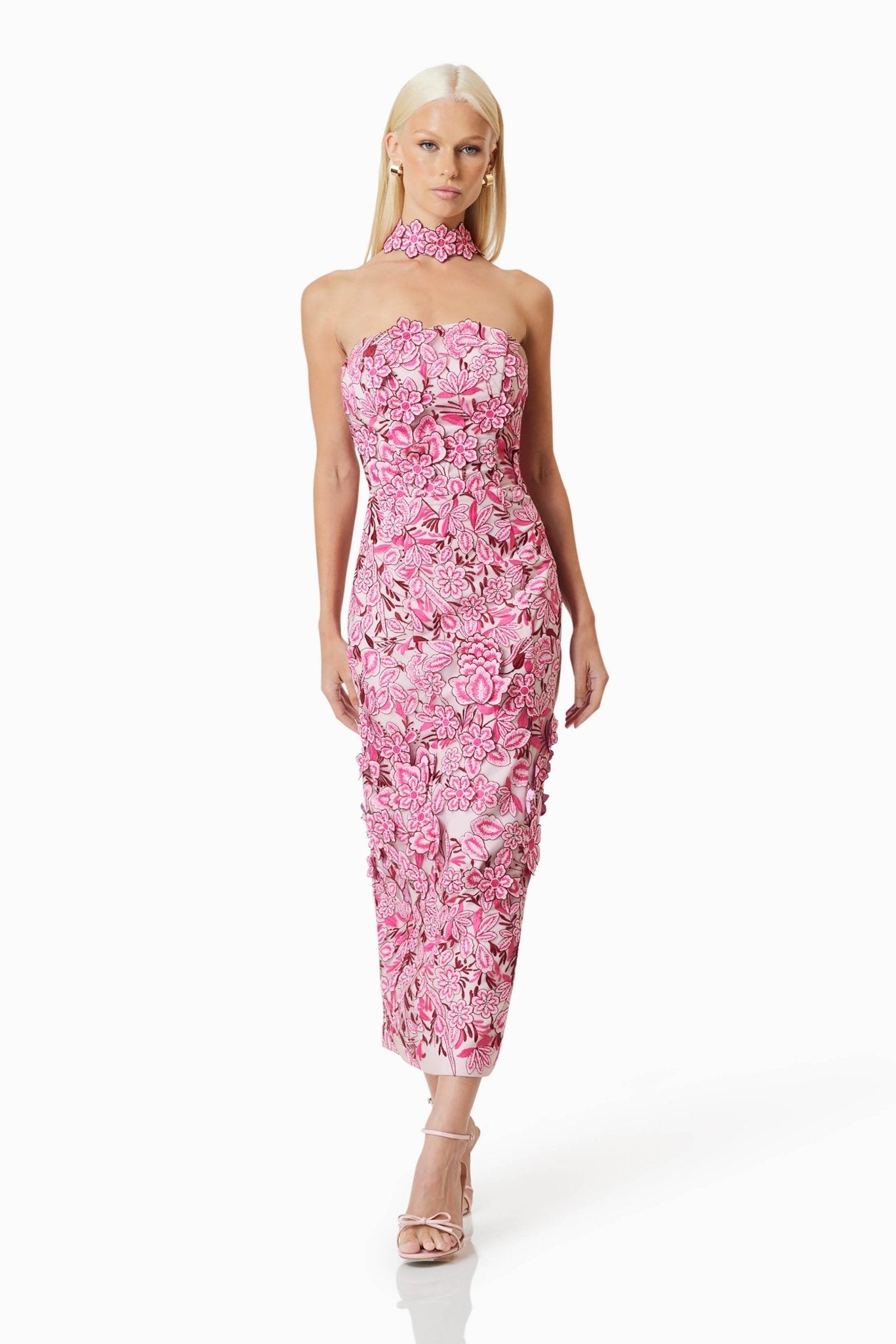 Roseate Midi Dress - SODA Fashion Haus