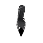 Sasha Black Vinylite and Black Patent - SODA Fashion Haus