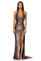 Sensation Plunge Gown - SODA Fashion Haus