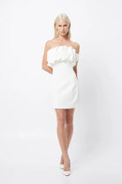Short Tempered Mini Dress (White) - SODA Fashion Haus