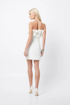 Short Tempered Mini Dress (White) - SODA Fashion Haus
