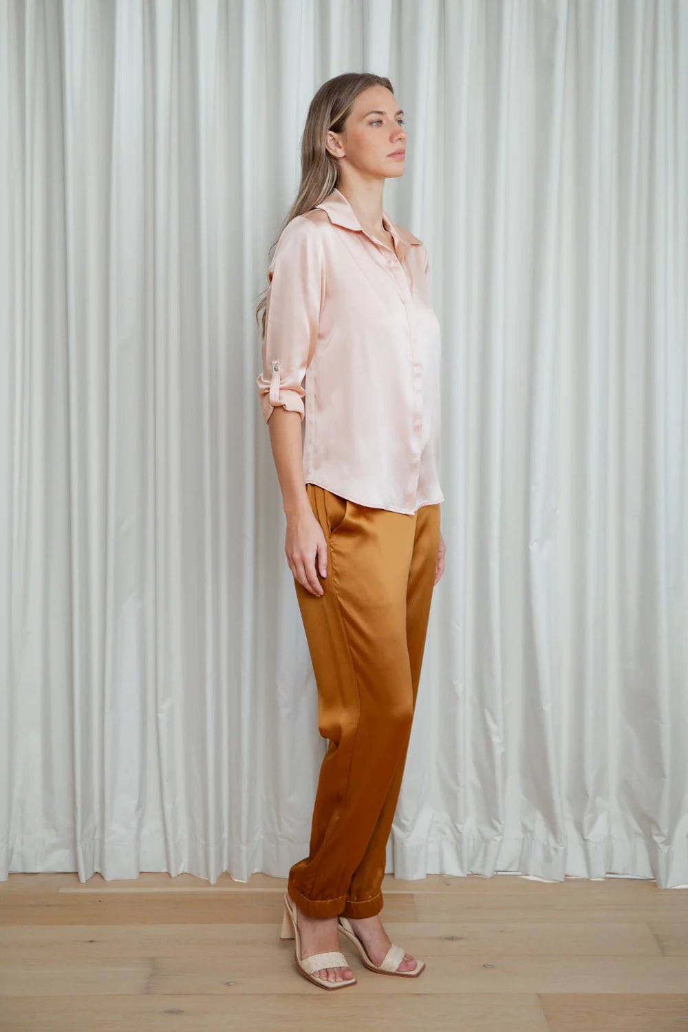 Silhouette Shirt - Dusty Rose - SODA Fashion Haus
