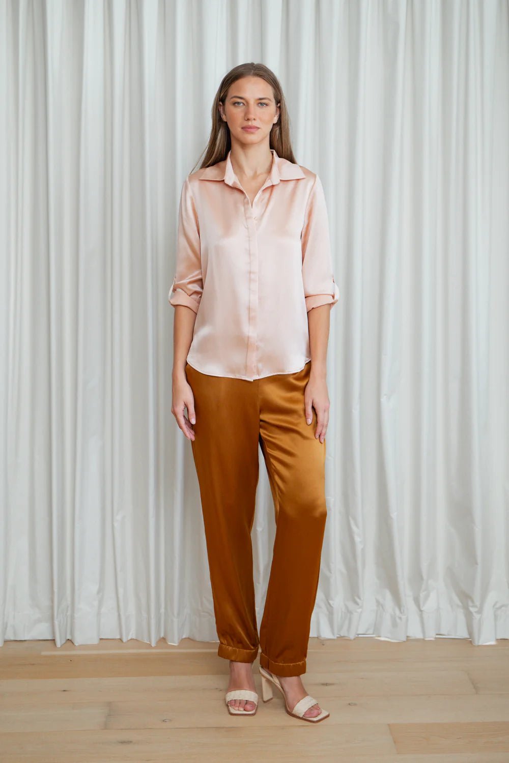 Silhouette Shirt - Dusty Rose - SODA Fashion Haus