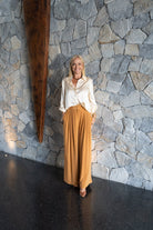 Silhouette Shirt - Vanilla by Silk Degrees - Australian designer Top | SODA Fashion Haus