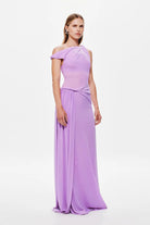 Sisal Mesh Dress - Lilac - SODA Fashion Haus