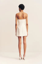 Strapless Draped Mini Dress - SODA Fashion Haus