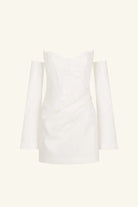 Strapless Draped Mini Dress - SODA Fashion Haus