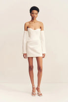 Strapless Draped Mini Dress - SODA Fashion Haus