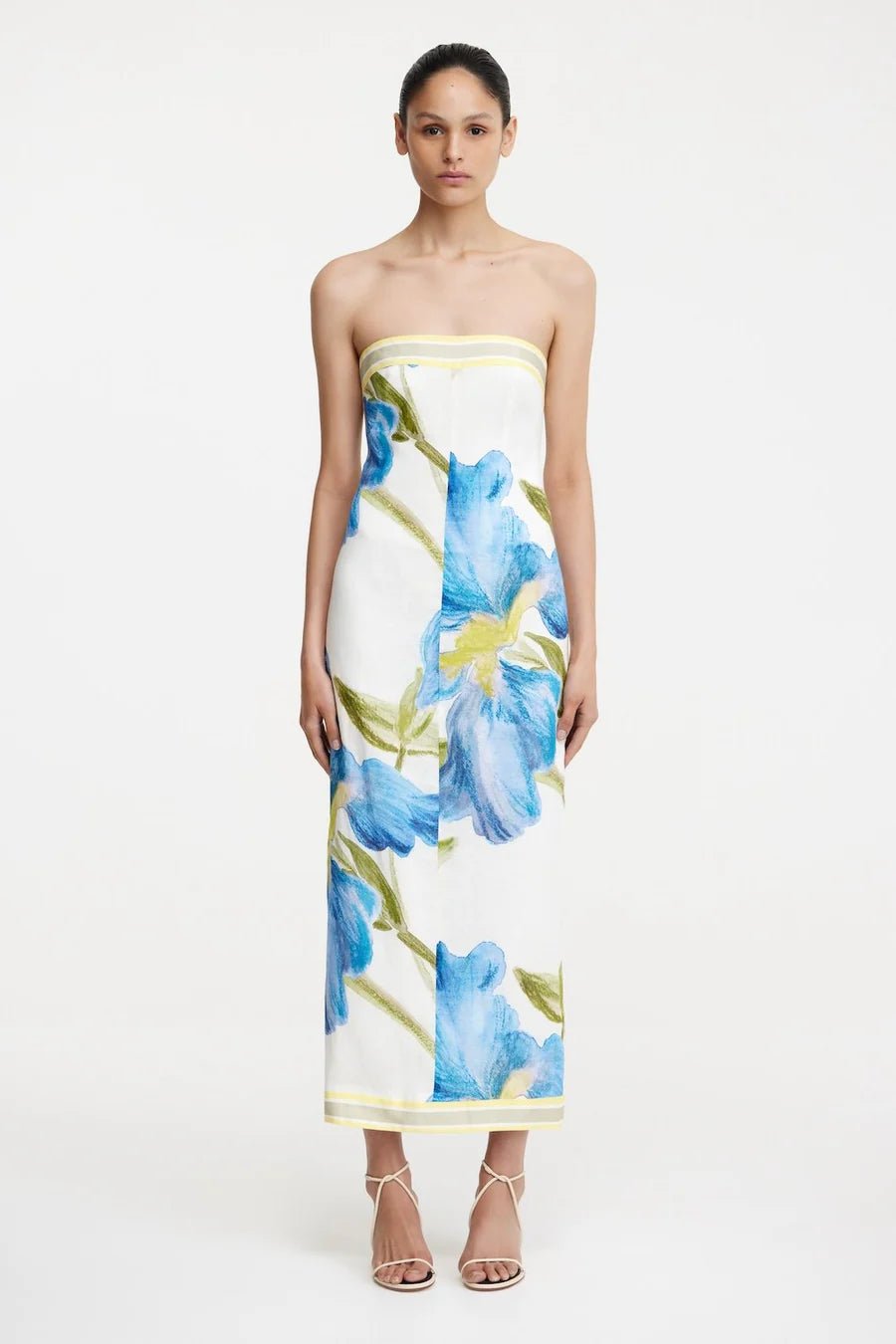 Tess Midi Dress - Iris Bouquet - SODA Fashion Haus