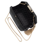 Tilly Hotfix Clutch with Tassel - SODA Fashion Haus