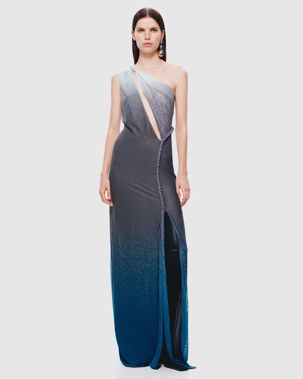 Twist Mesh Dress - Spray Print - SODA Fashion Haus