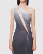 Twist Mesh Dress - Spray Print - SODA Fashion Haus